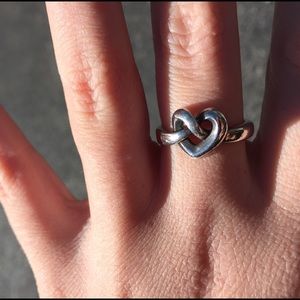 James Avery lovers heart ring